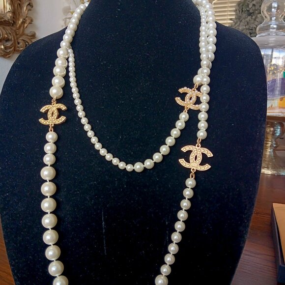 CHANEL NECKLACE PEARLS | 100TH ANNIVERSARY CHANEL - Picture 10 of 10